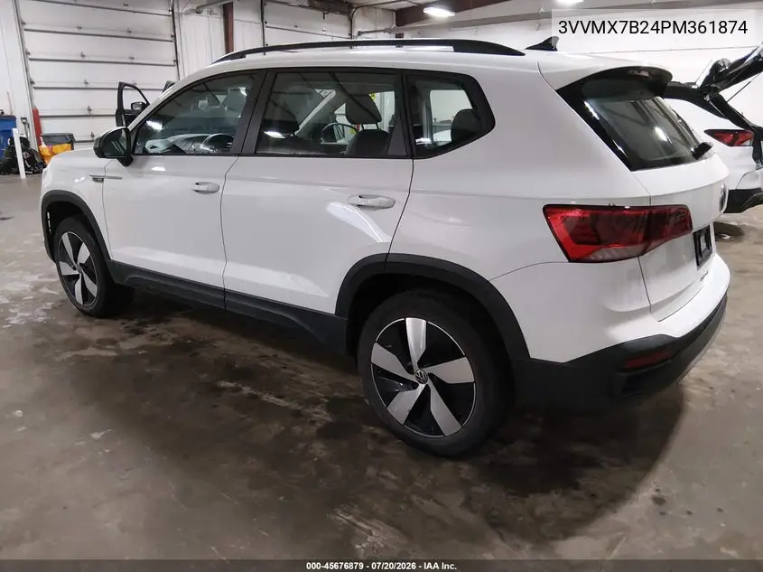 2023 Volkswagen Taos 1.5T S VIN: 3VVMX7B24PM361874 Lot: 45676879