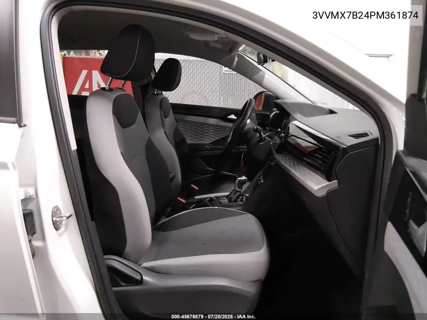 2023 Volkswagen Taos 1.5T S VIN: 3VVMX7B24PM361874 Lot: 45676879