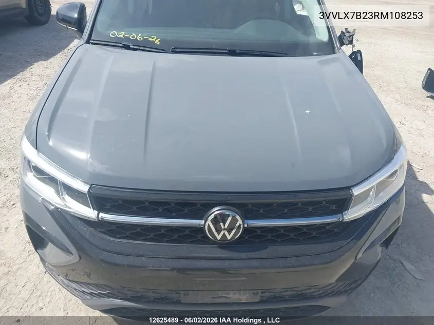 2024 Volkswagen Taos Se VIN: 3VVLX7B23RM108253 Lot: 12625489