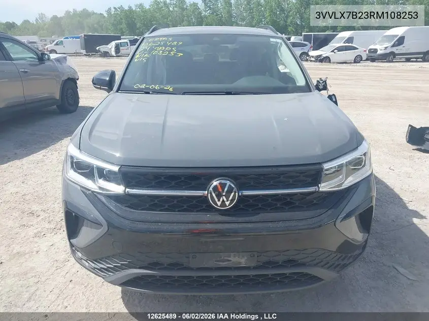 2024 Volkswagen Taos Se VIN: 3VVLX7B23RM108253 Lot: 12625489