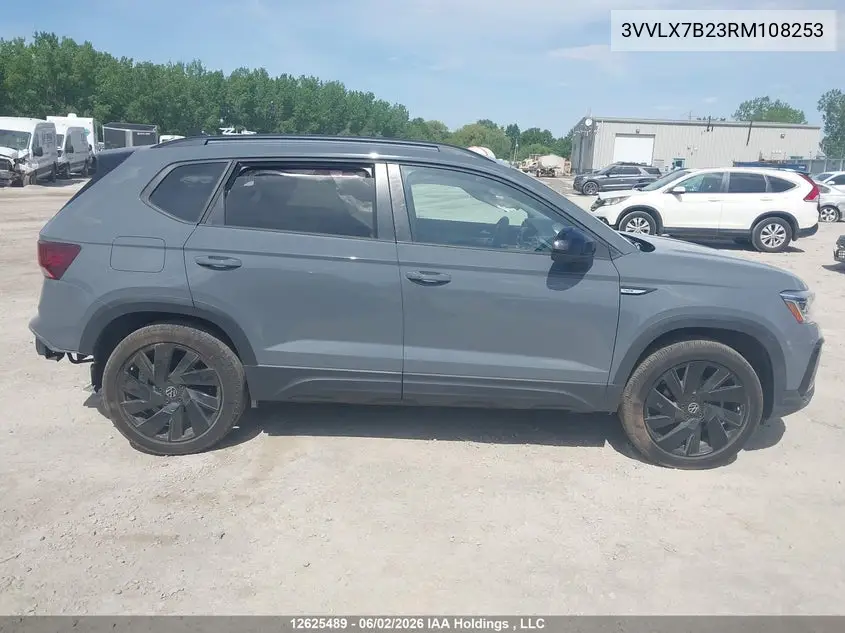 2024 Volkswagen Taos Se VIN: 3VVLX7B23RM108253 Lot: 12625489
