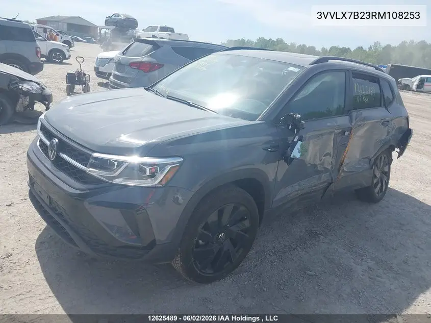 2024 Volkswagen Taos Se VIN: 3VVLX7B23RM108253 Lot: 12625489