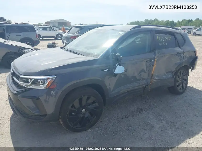2024 Volkswagen Taos Se VIN: 3VVLX7B23RM108253 Lot: 12625489