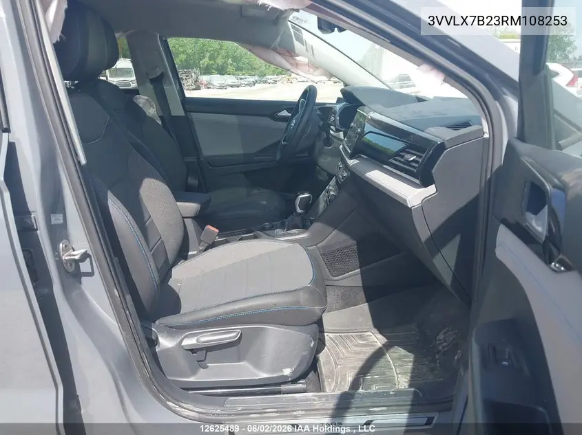 2024 Volkswagen Taos Se VIN: 3VVLX7B23RM108253 Lot: 12625489