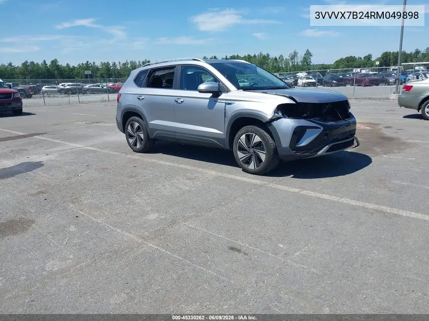 2024 Volkswagen Taos 1.5T Se VIN: 3VVVX7B24RM049898 Lot: 45330262