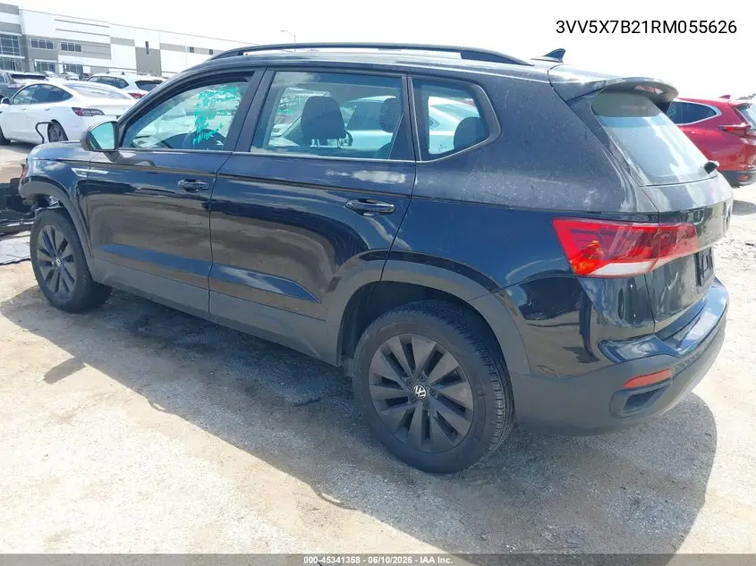 2024 Volkswagen Taos 1.5T S VIN: 3VV5X7B21RM055626 Lot: 45341358