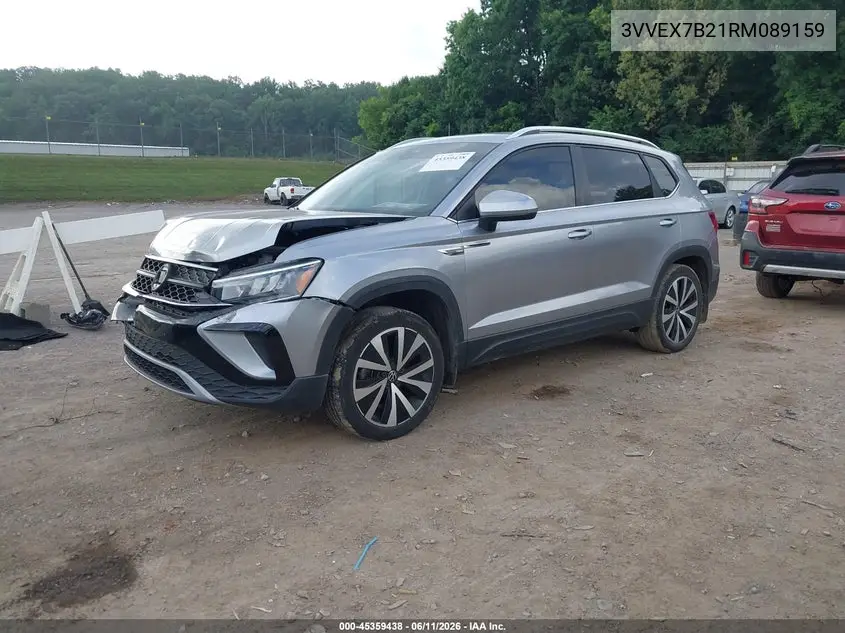 2024 Volkswagen Taos 1.5T Se VIN: 3VVEX7B21RM089159 Lot: 45359438