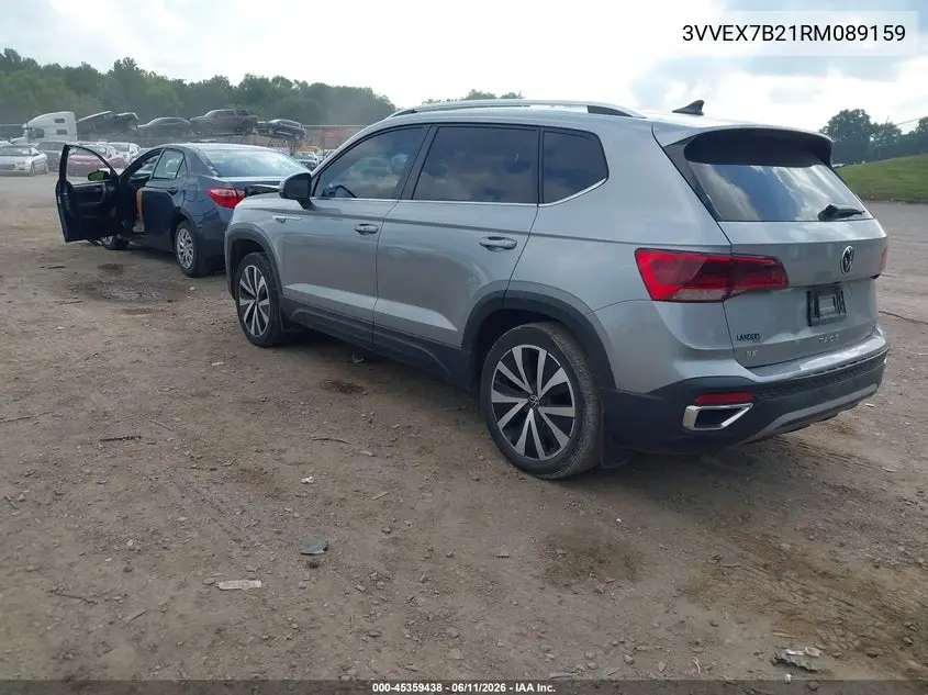 2024 Volkswagen Taos 1.5T Se VIN: 3VVEX7B21RM089159 Lot: 45359438