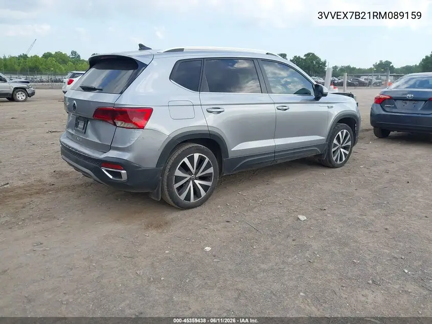 2024 Volkswagen Taos 1.5T Se VIN: 3VVEX7B21RM089159 Lot: 45359438