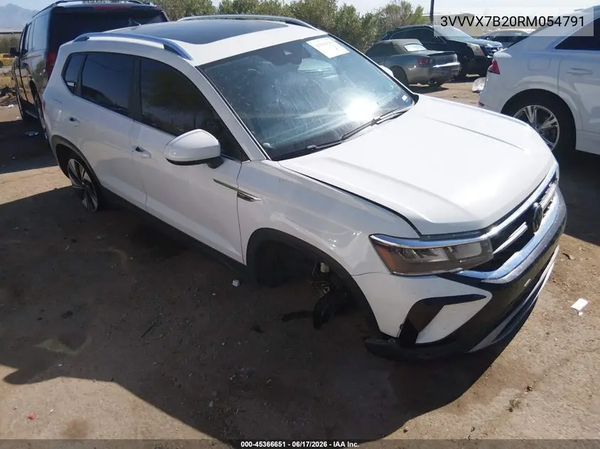 2024 Volkswagen Taos 1.5T Se VIN: 3VVVX7B20RM054791 Lot: 45366651