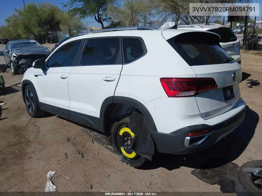 2024 Volkswagen Taos 1.5T Se VIN: 3VVVX7B20RM054791 Lot: 45366651