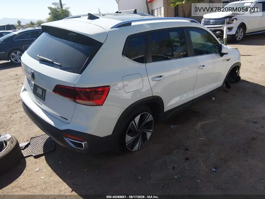 2024 Volkswagen Taos 1.5T Se VIN: 3VVVX7B20RM054791 Lot: 45366651