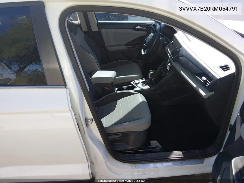 2024 Volkswagen Taos 1.5T Se VIN: 3VVVX7B20RM054791 Lot: 45366651
