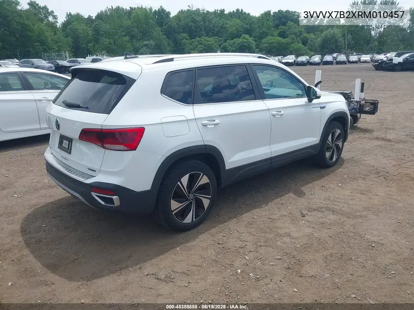 2024 Volkswagen Taos 1.5T Se VIN: 3VVVX7B2XRM010457 Lot: 45388858