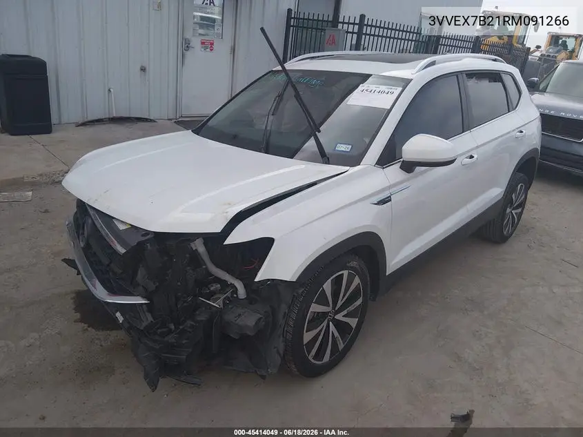 2024 Volkswagen Taos 1.5T Se VIN: 3VVEX7B21RM091266 Lot: 45414049
