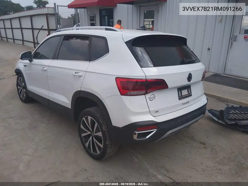 2024 Volkswagen Taos 1.5T Se VIN: 3VVEX7B21RM091266 Lot: 45414049