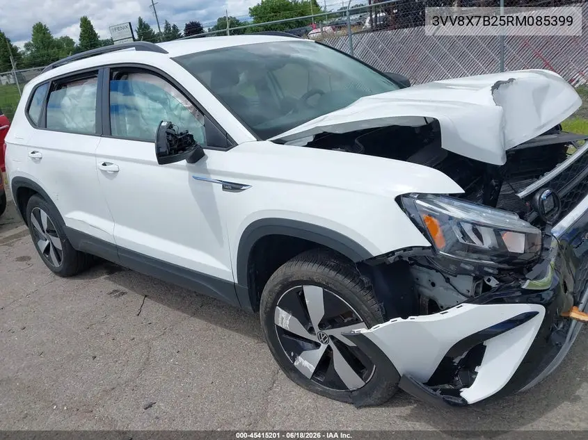 2024 Volkswagen Taos 1.5T S VIN: 3VV8X7B25RM085399 Lot: 45415201