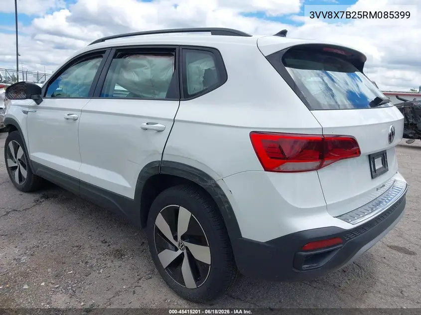 2024 Volkswagen Taos 1.5T S VIN: 3VV8X7B25RM085399 Lot: 45415201