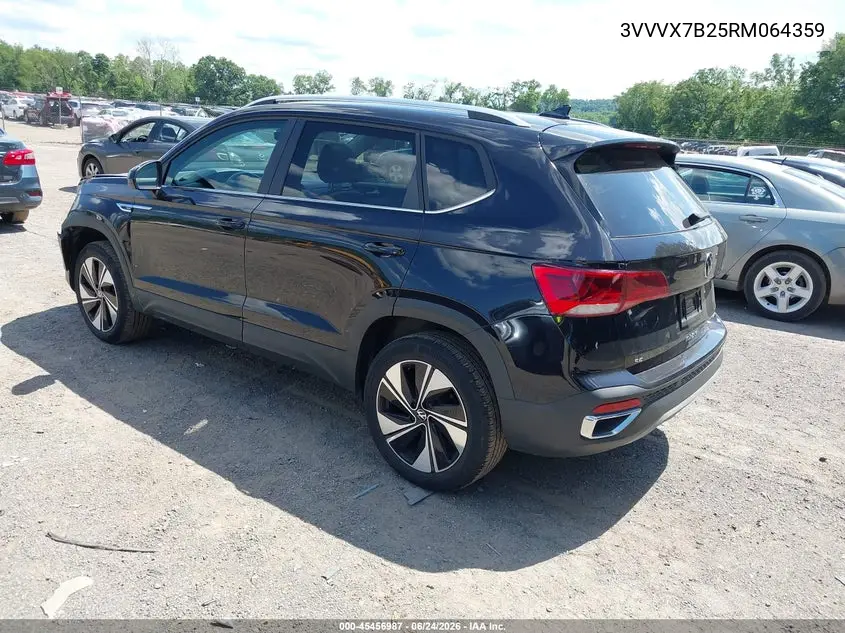 2024 Volkswagen Taos 1.5T Se VIN: 3VVVX7B25RM064359 Lot: 45456987