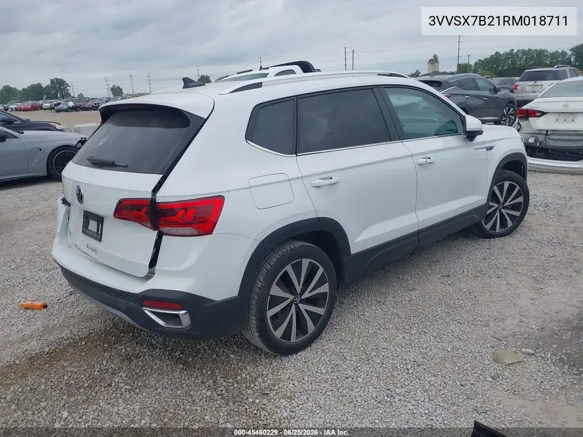 2024 Volkswagen Taos 1.5T Se VIN: 3VVSX7B21RM018711 Lot: 45460229