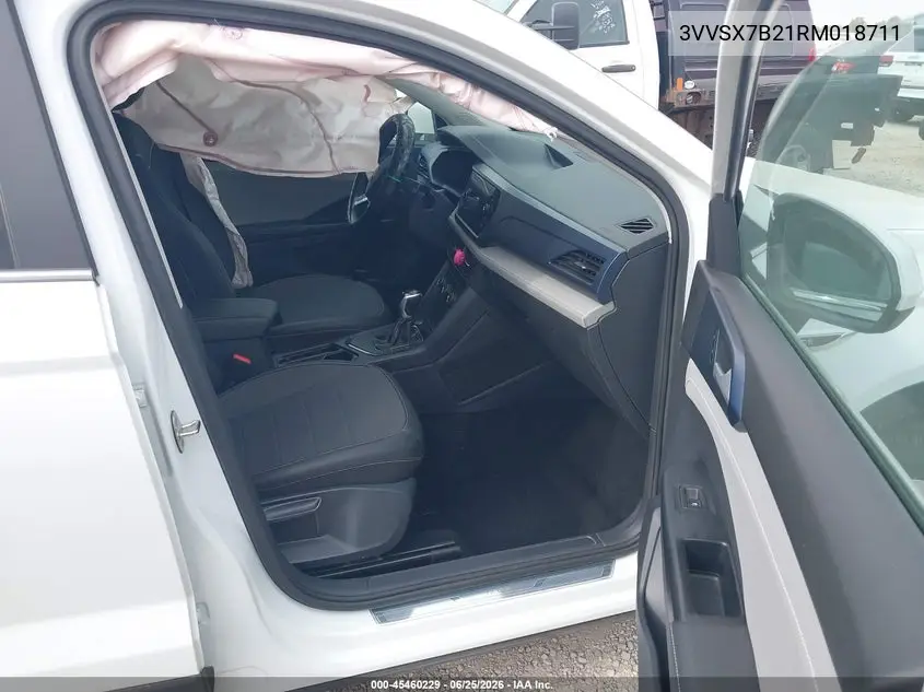 2024 Volkswagen Taos 1.5T Se VIN: 3VVSX7B21RM018711 Lot: 45460229