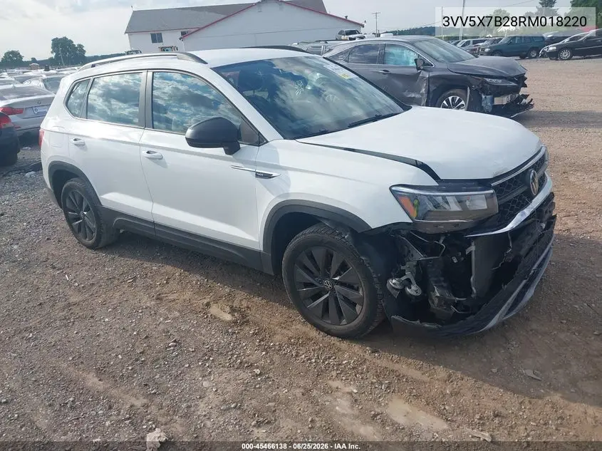 2024 Volkswagen Taos 1.5T S VIN: 3VV5X7B28RM018220 Lot: 45466138