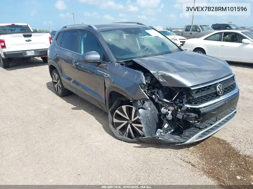 2024 Volkswagen Taos 1.5T Se VIN: 3VVEX7B28RM101596 Lot: 45471616