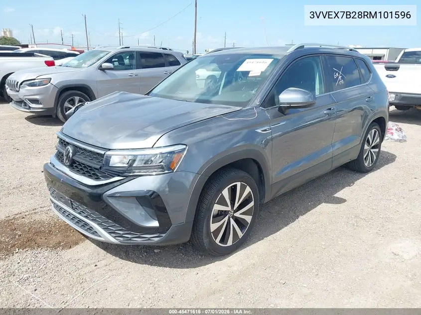 2024 Volkswagen Taos 1.5T Se VIN: 3VVEX7B28RM101596 Lot: 45471616