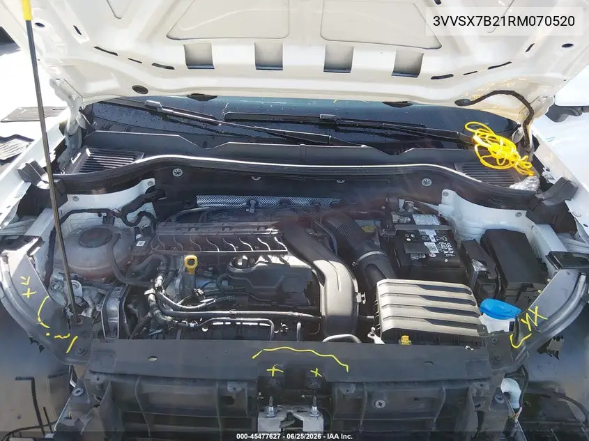 2024 Volkswagen Taos 1.5T Se VIN: 3VVSX7B21RM070520 Lot: 45477627