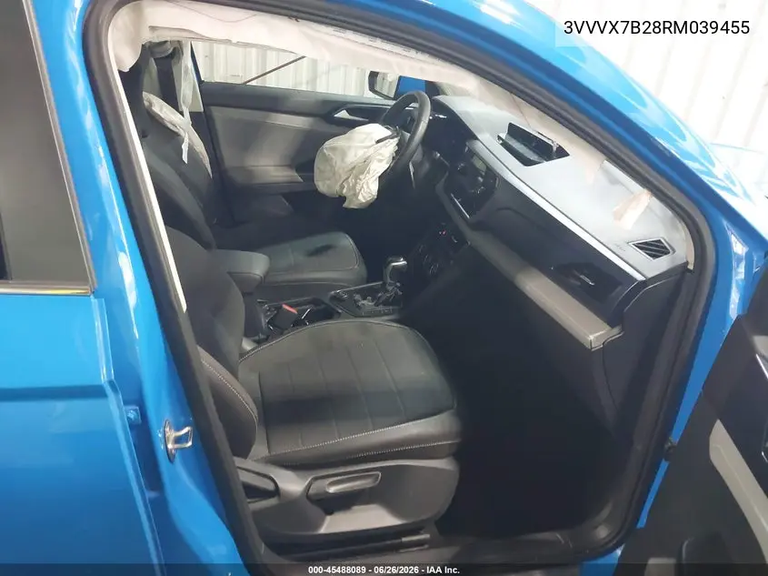 2024 Volkswagen Taos 1.5T Se VIN: 3VVVX7B28RM039455 Lot: 45488089