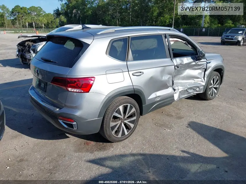 2024 Volkswagen Taos 1.5T Se VIN: 3VVEX7B20RM057139 Lot: 45525300