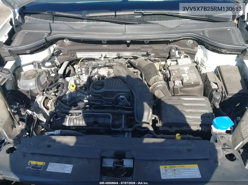 2024 Volkswagen Taos 1.5T S VIN: 3VV5X7B25RM130683 Lot: 45568644