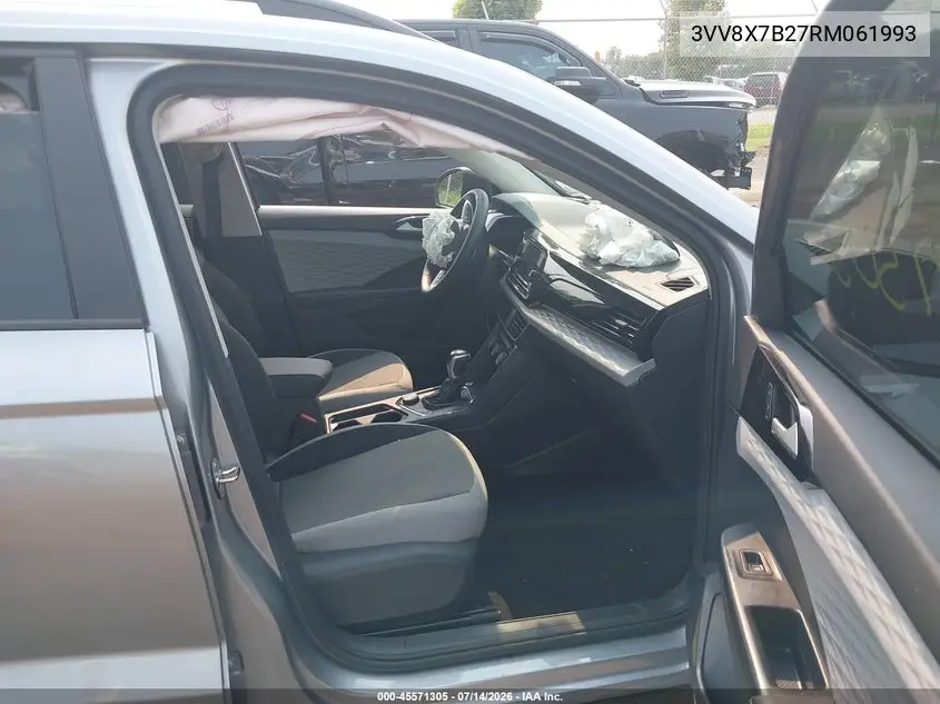 2024 Volkswagen Taos 1.5T S VIN: 3VV8X7B27RM061993 Lot: 45571305