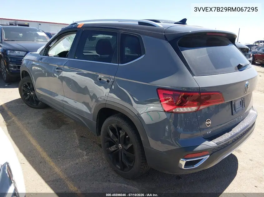 2024 Volkswagen Taos 1.5T Se VIN: 3VVEX7B29RM067295 Lot: 45596046