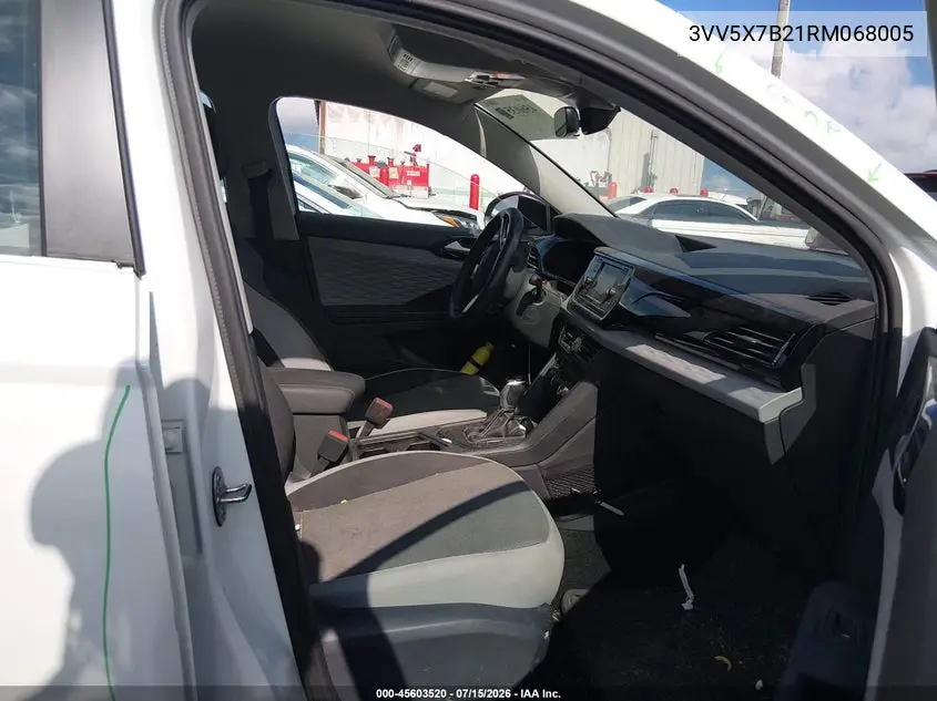 2024 Volkswagen Taos 1.5T S VIN: 3VV5X7B21RM068005 Lot: 45603520