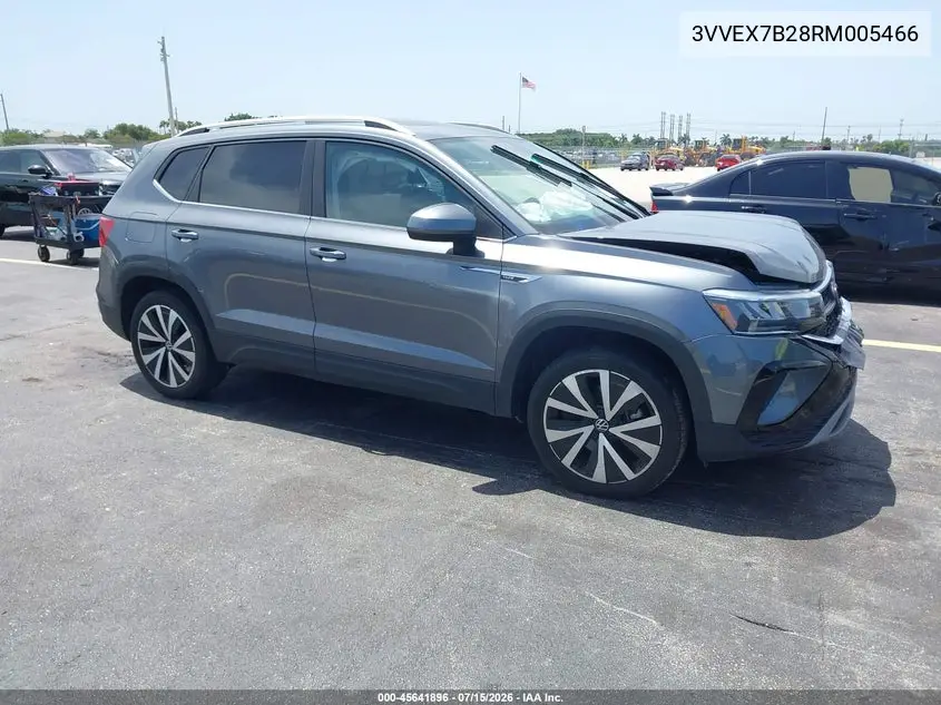 2024 Volkswagen Taos 1.5T Se VIN: 3VVEX7B28RM005466 Lot: 45641896