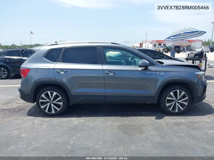 2024 Volkswagen Taos 1.5T Se VIN: 3VVEX7B28RM005466 Lot: 45641896