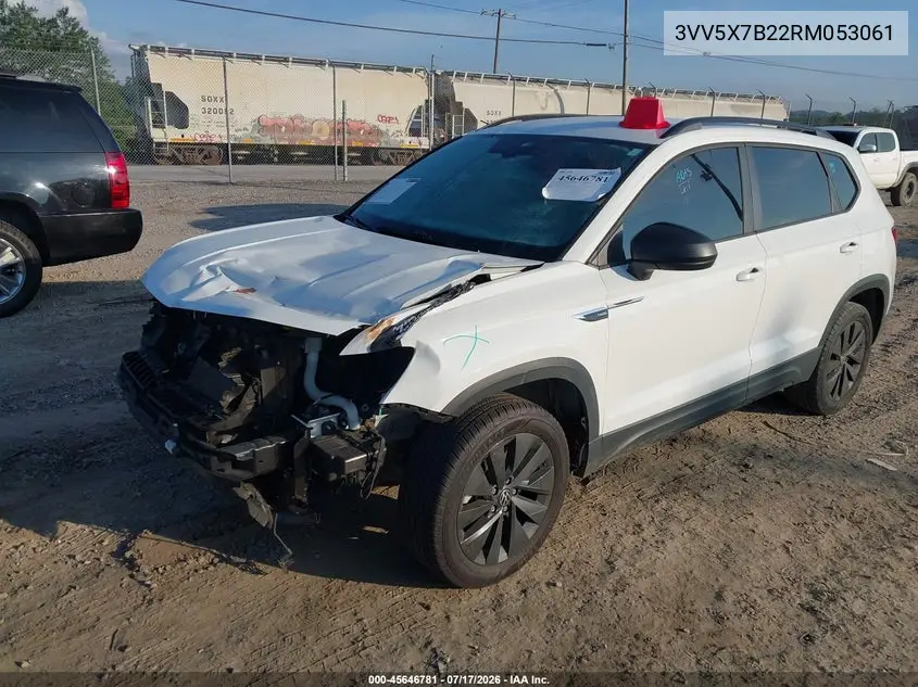 2024 Volkswagen Taos 1.5T S VIN: 3VV5X7B22RM053061 Lot: 45646781