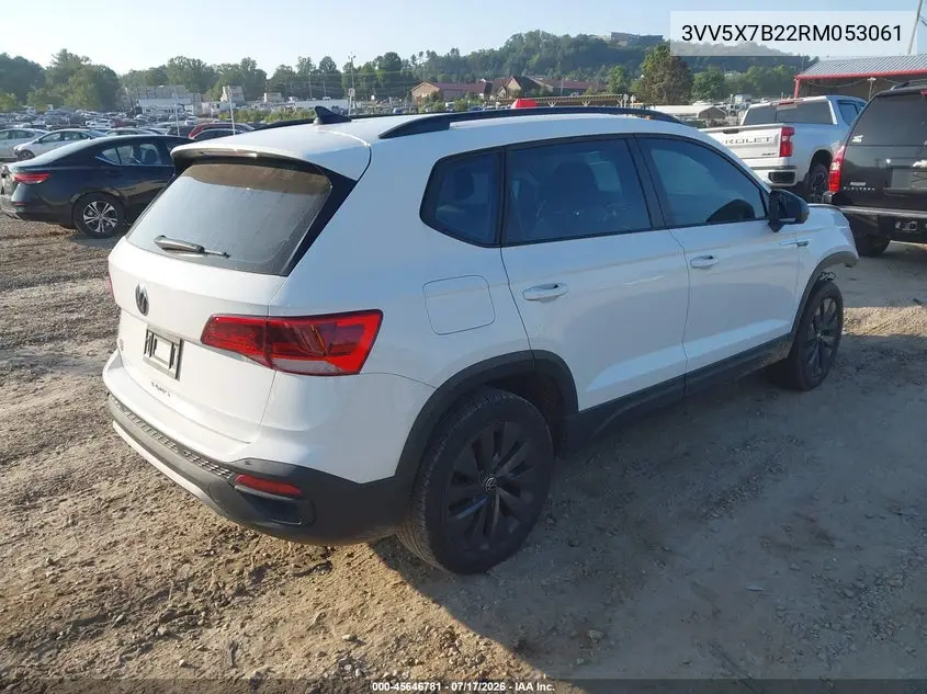 2024 Volkswagen Taos 1.5T S VIN: 3VV5X7B22RM053061 Lot: 45646781