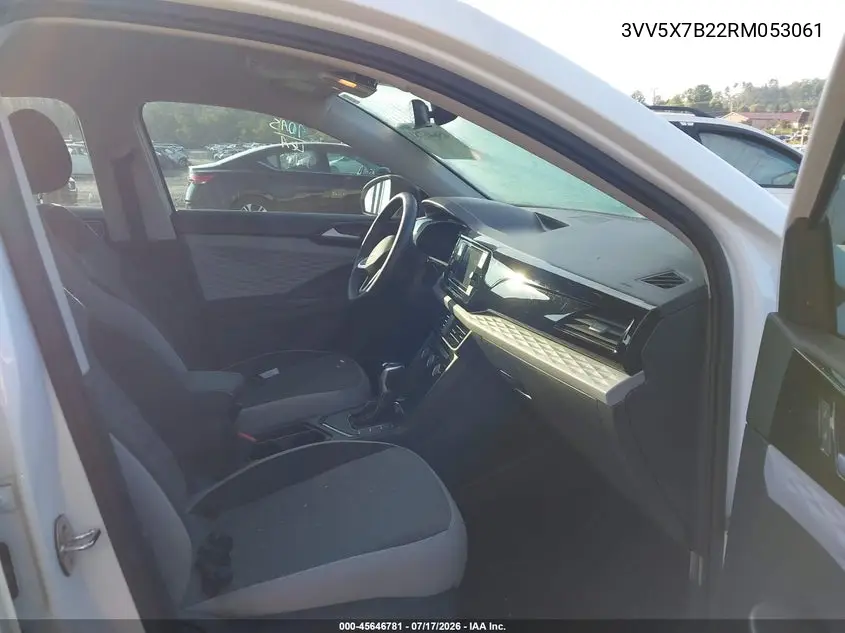 2024 Volkswagen Taos 1.5T S VIN: 3VV5X7B22RM053061 Lot: 45646781