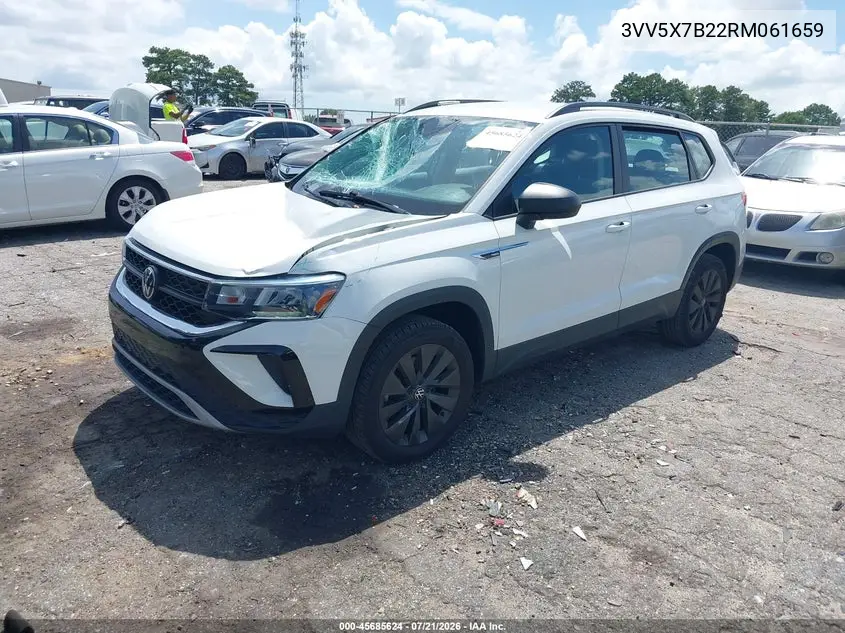 2024 Volkswagen Taos 1.5T S VIN: 3VV5X7B22RM061659 Lot: 45685624
