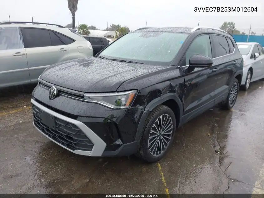 3VVEC7B25SM012604 2025 Volkswagen Taos 1.5T Se