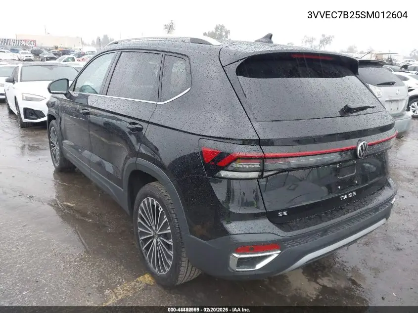 3VVEC7B25SM012604 2025 Volkswagen Taos 1.5T Se