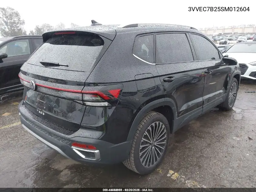3VVEC7B25SM012604 2025 Volkswagen Taos 1.5T Se