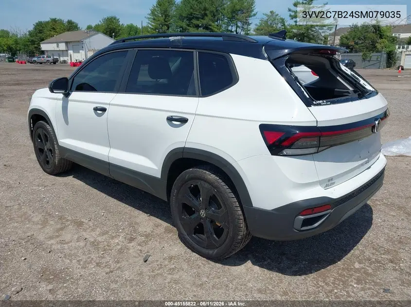 2025 Volkswagen Taos 1.5T Se Black VIN: 3VV2C7B24SM079035 Lot: 45155822