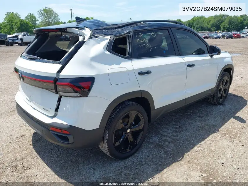 2025 Volkswagen Taos 1.5T Se Black VIN: 3VV2C7B24SM079035 Lot: 45155822