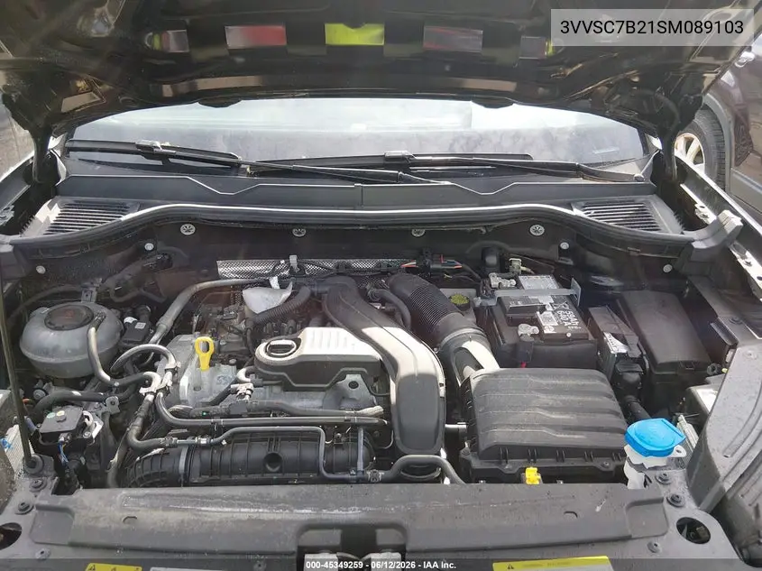2025 Volkswagen Taos 1.5T Se VIN: 3VVSC7B21SM089103 Lot: 45349259
