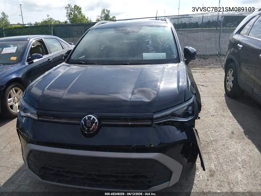 2025 Volkswagen Taos 1.5T Se VIN: 3VVSC7B21SM089103 Lot: 45349259