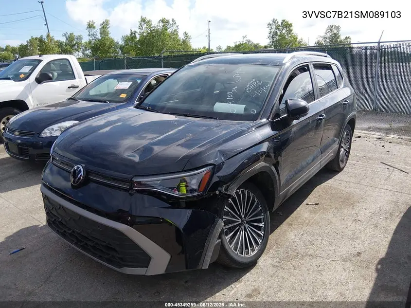 2025 Volkswagen Taos 1.5T Se VIN: 3VVSC7B21SM089103 Lot: 45349259