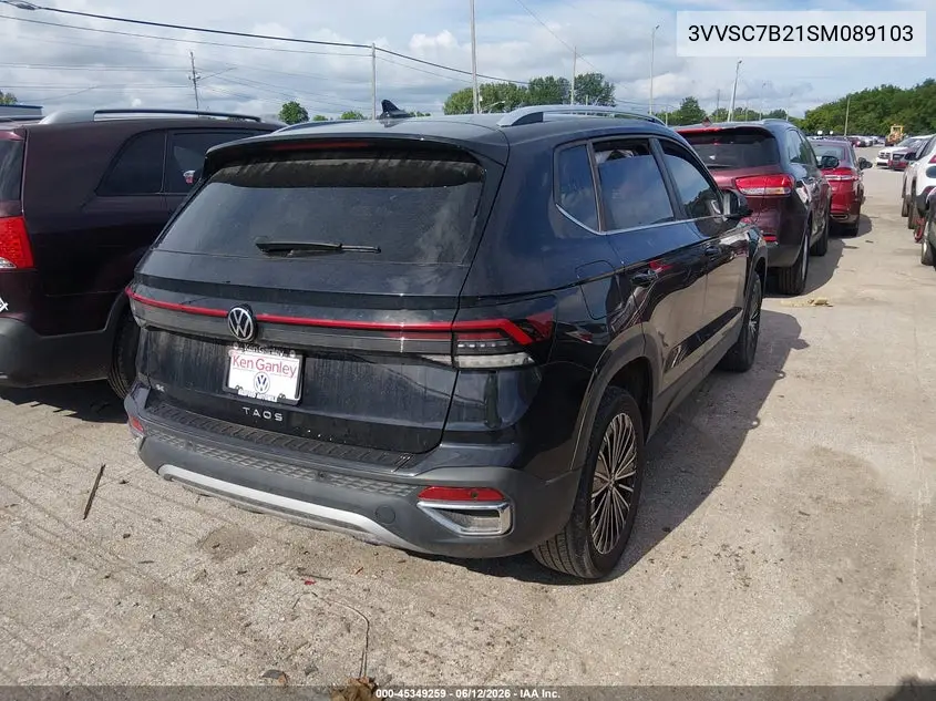 2025 Volkswagen Taos 1.5T Se VIN: 3VVSC7B21SM089103 Lot: 45349259